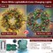 26 Inch Super Large Thick Prelit Christmas Wreath (	Warm White and Colorful Lights) 6"D x 26"W x 26"H